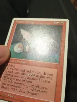 MTG Dragon Whelp 4th Fourth Edition Uncommon Eng - Image 2