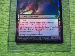 Carnifex Demon 57 (Foil Rare) Scars of Mirrodin MTG Magic the Gathering - Image 2