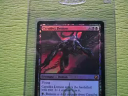 Carnifex Demon 57 (Foil Rare) Scars of Mirrodin MTG Magic the Gathering - Image 3