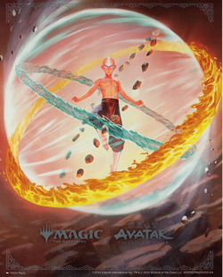 MTG AVATAR THE LAST AIRBENDER FOIL 8x10 DOUBLE-SIDED PROMO POSTER NM AANG ZUKO - Image 1