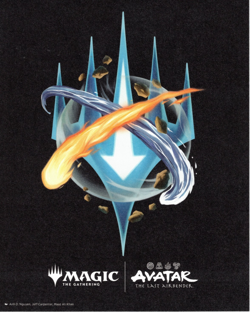 MTG AVATAR THE LAST AIRBENDER FOIL 8x10 DOUBLE-SIDED PROMO POSTER NM AANG ZUKO - Image 2