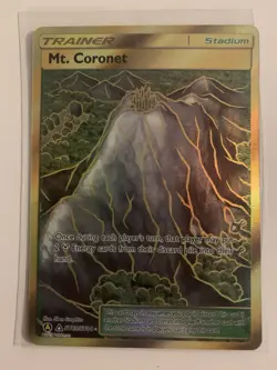 Mt. Coronet SV89/SV94 Ultra Rare Holo Near Mint Condition Hidden Fates - Image 1