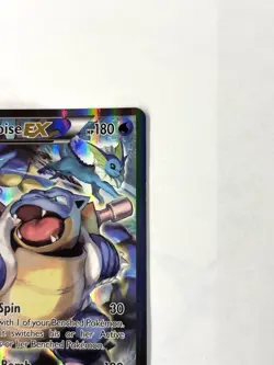 🐢 2016 Pokemon Blastoise EX #XY122 Promo - Full Art / Black Star - NM - Image 4