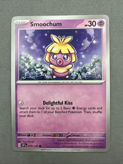 Pokemon TCG * SV Surging Sparks 075/191 Smoochum Common * FRESH PK - Image 1