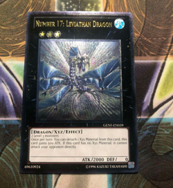 *** NUMBER 17: LEVIATHAN DRAGON *** ULTIMATE RARE GENF-EN039 YUGIOH! - Image 1