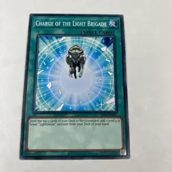 Yugioh Charge the Light Brigade Sdli-en0027 Realm Of Light Reprint Common - Image 1