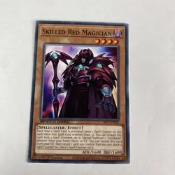 Yugioh Skilled Red Magician SBC1-ENI26 Streets of Battle City 1st Edition Common - Image 1