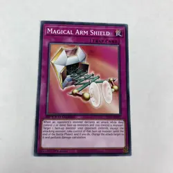 Yugioh Magical Arm Shield SBC1-ENI22 Streets of Battle City 1st Edition Common - Image 1