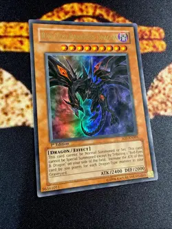 YUGIOH • RED EYES DARKNESS DRAGON • ULTRA RARE • SD1-EN001 • 1st EDITION • VLP - Image 4