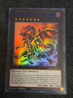 Yugioh Red-Eyes Flare Metal Dragon LDS1-EN015 Ultra Rare 1st Ed BLUE NM - Image 1