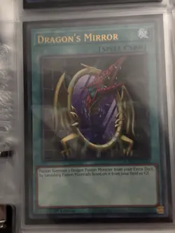Yugioh Dragon's Mirror MAGO-EN142 Rare 1st Edition NM - Image 1
