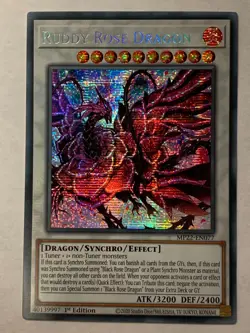 Yu-Gi-Oh! Ruddy Rose Dragon MP22-EN077 Prismatic Secret Rare 1st Edition NM - Image 1