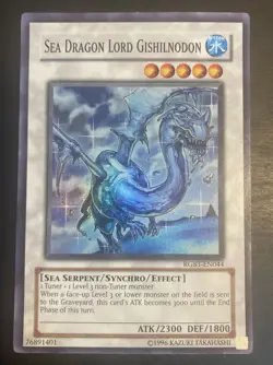 Sea Dragon Lord Gishilnodon RGBT-EN044 Raging Battle Unlimited LP - Image 1