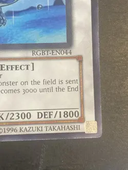 Sea Dragon Lord Gishilnodon RGBT-EN044 Raging Battle Unlimited LP - Image 3