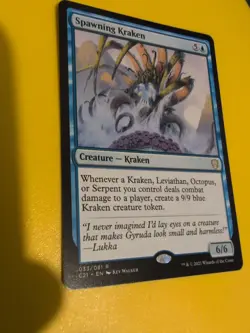 Spawning Kraken. C21 Magic the Gathering Card. Rare NM as shown. - Image 4