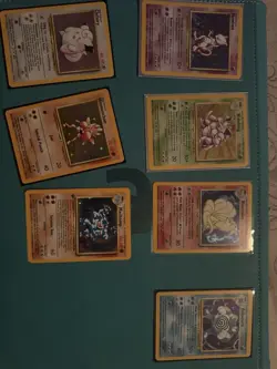 Pokemon TCG Base Set 1999 holographic Card Lot - Image 1