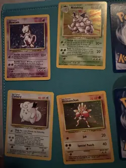 Pokemon TCG Base Set 1999 holographic Card Lot - Image 2