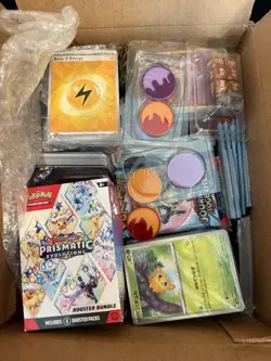 Pokemon TCG Bulk Lot 2,500+ Cards with Up To Double Rare Hits - Image 1