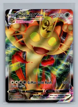 Meowth VMAX SWSH005 SWSH: Sword & Shield Promo Cards Holo - Image 1