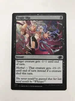 Tragic Slip Anime MTG Magic the Gathering Card NM Near Mint J22 - Image 1