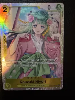 OP06-106 Kouzuki Hiyori : Super Rare One Piece English TCG Card CCG - Image 1