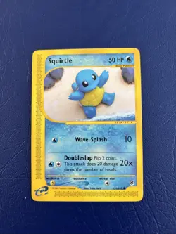 Pokemon Squirtle TCG Expedition Base Set Card 131/165 Regular - Image 1