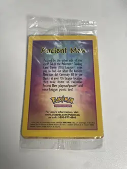 SEALED Ancient Mew Pokemon New Movie Promo Double Holo Foil Rare 1999-2000 Card - Image 1
