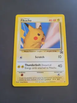 Pokemon Card - Pikachu (SNAP) #26 WoTC Black Star Promo NM-/LP - Image 1