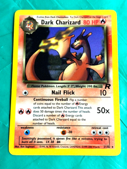 Dark Charizard 21/82 Team Rocket / Non Holo / Near Mint NM / Card - Image 1