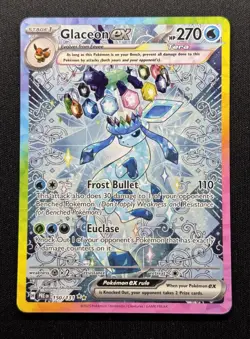 Glaceon ex 150/131 Prismatic Evolutions - SIR Pokemon Card - NM/Mint - Image 1