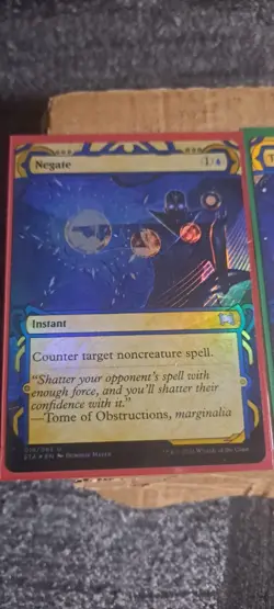 Magic The Gathering MTG 3 Card Lot Negate, Time Warp, Brainstorm Tcg CCG - Image 2