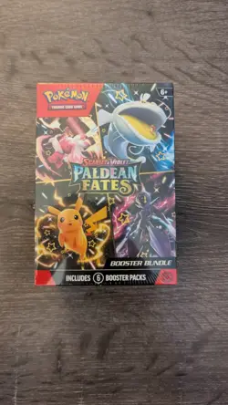 Paldean Fates Booster Bundle Trading Card Game Accessory. Brand New 6 Packs - Image 2
