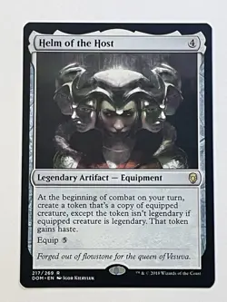 MTG Helm of the Host NM Dominaria Regular Magic The Gathering - Image 2