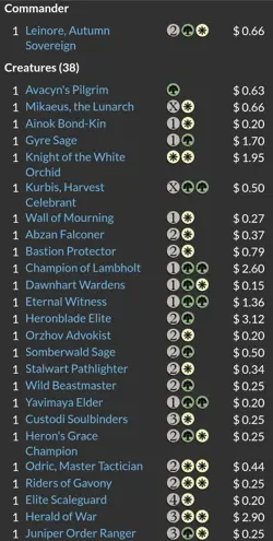 MTG Coven Counters Innistrad Midnight Hunt Commander Deck Sleeved And Never Used - Image 2