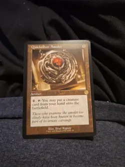 Quicksilver Amulet 45 Rare - The Brothers' War: Retro Frame Artifacts MTG Magic - Image 1