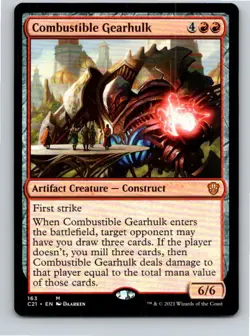 Magic the Gathering Combustible Gearhulk Commander 2021 MTG Free Shipping! - Image 1