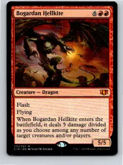 Magic the Gathering Bogardan Hellkite Commander 2014 MTG Free Shipping! - Image 1