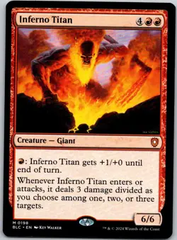 Magic the Gathering Inferno Titan Bloomburrow Commander MTG Free Shipping! - Image 1