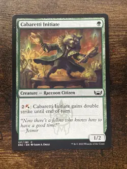 Cabaretti Initiate Streets of New Capenna 137/281 MTG Magic The Gathering S885* - Image 1