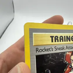 Pokemon TCG Rocket’s Sneak Attack Holo 16/82 Team Rocket Set Unlimited MP - Image 2