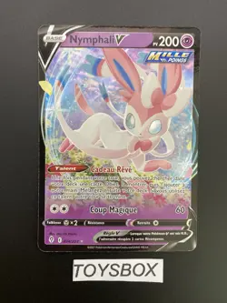 Carte Pokemon Nymphali V 074/203 / Bloc EB Evolutions Celeste EB7 / NEUF FR - Image 2