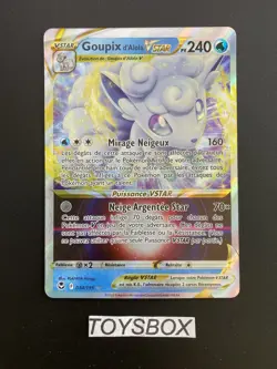 Carte Pokemon Goupix Vstar 034/195 / EB Tempetes Argentees EB12 / NEUF FR - Image 2