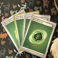 Grass Energy 001 Holo Pokemon Scarlet & Violet-151 x4 - Image 1