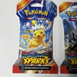 Pokemon TCG Surging Sparks: Sleeved Booster Pack - 2 Total PACKS! - Image 2