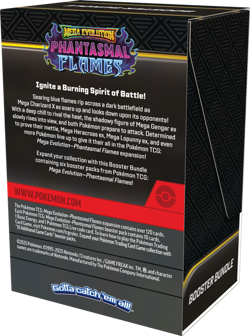 PRESALE 12/5 Pokemon Mega Evolution Phantasmal Flames Booster Bundle Sealed - Image 3