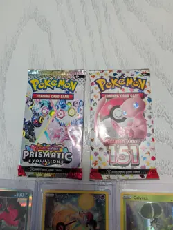 Pokemon Booster Pack Mix Lot! Prismatic Evolutions, 151 (12 Packs Sealed ) - Image 2