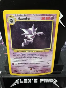 Haunter Holo 6/62 Fossil Unlimited Pokemon HP - Image 1