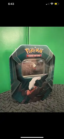 Pokemon TCG: Triple Whammy Darkrai Collector's Tin - Sealed - Brand New - Image 1