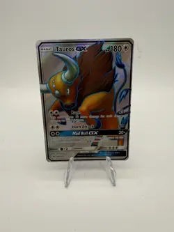 Pokemon Sun & Moon Base Set: Tauros GX Full Art 144/149 - Near Mint! - Image 1