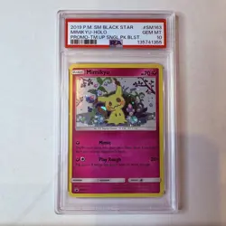 Mimikyu - SM163 Black Star Promo SM Promos PSA 10 Gem Mint SM163 - Image 1